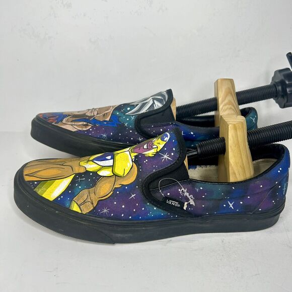 Vans Classic Slip-On Custom Painted Dragonball Z Theme Size 10.5 main image 8